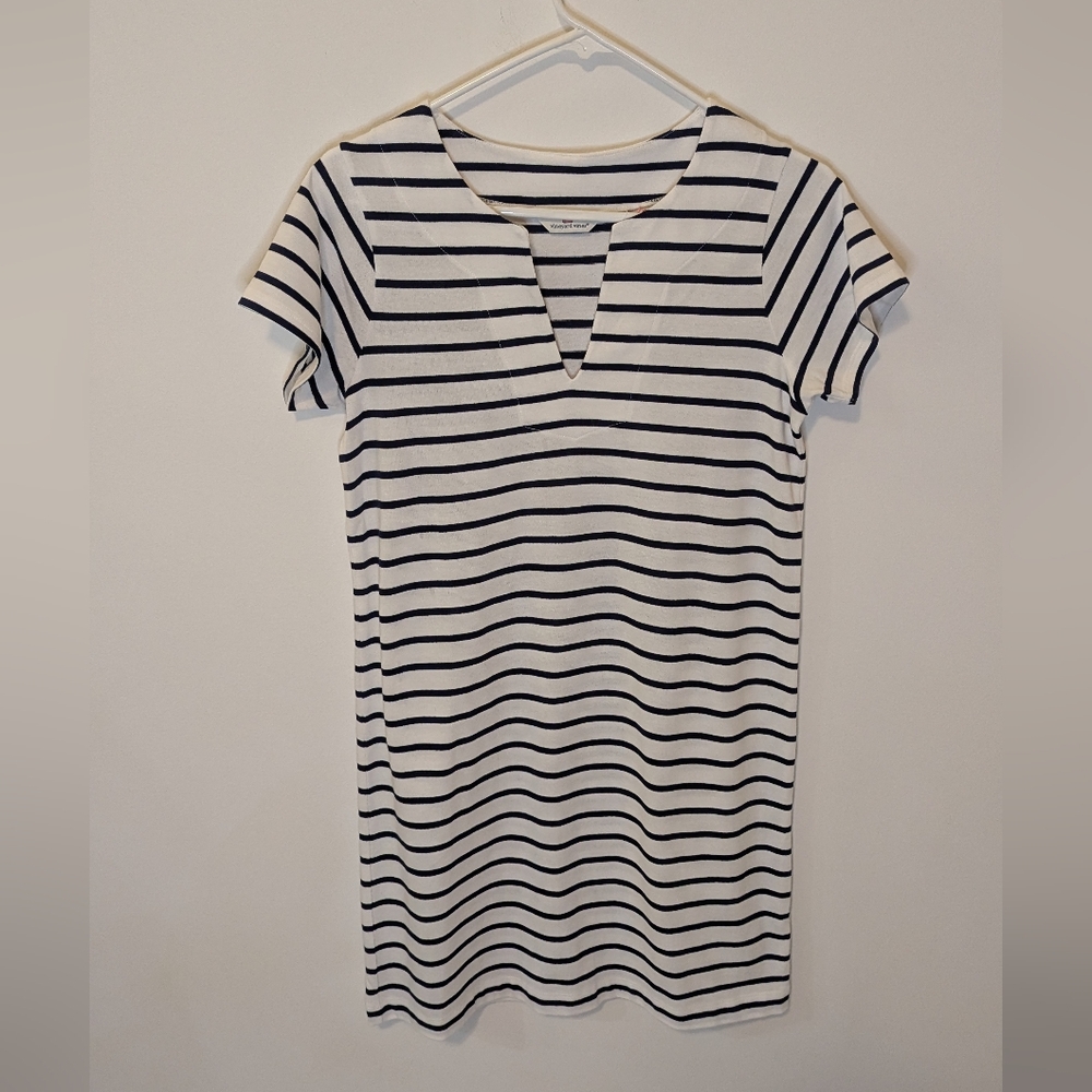 Vineyard Vines Striped Knit Navy and White Women's Tunic Dress Size XS